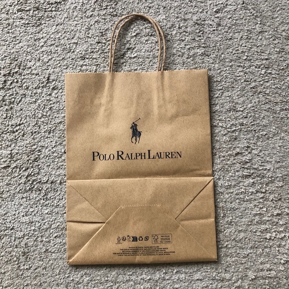 Ralph Lauren Paper Shopping Bag. - Picture 2 of 2